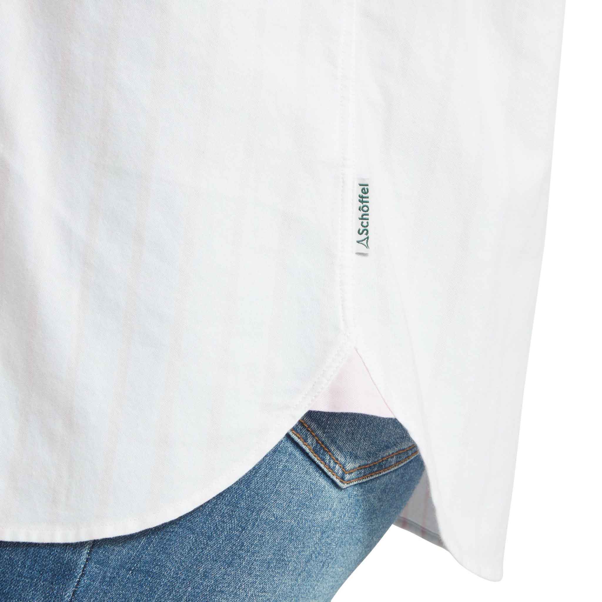 Schoffel-Walberswick-Ladies-Oxford-Shirt-Pink-Stripe-4