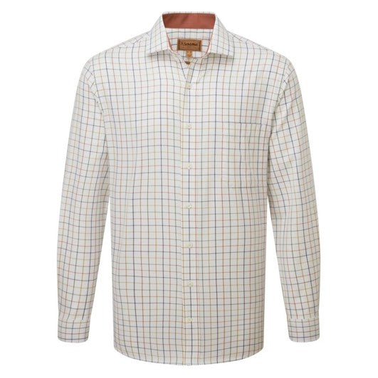 Schoffel Wells Tailored Shirt Rust-Green-Mustard 2