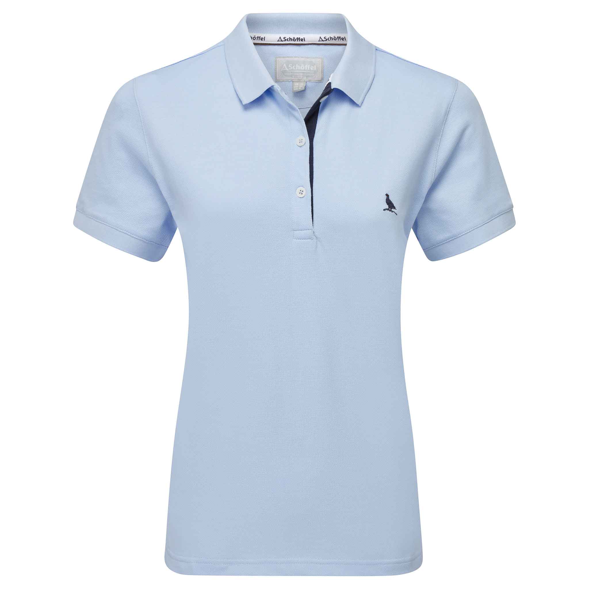 Schoffel-Women's-St-Ives-Polo-Shirt-Sky-Blue-1