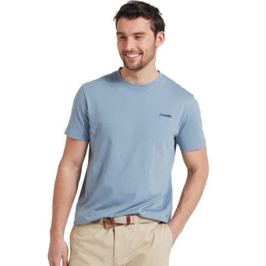 Schoffel Men's Trevone T Shirt Pigeon Blue