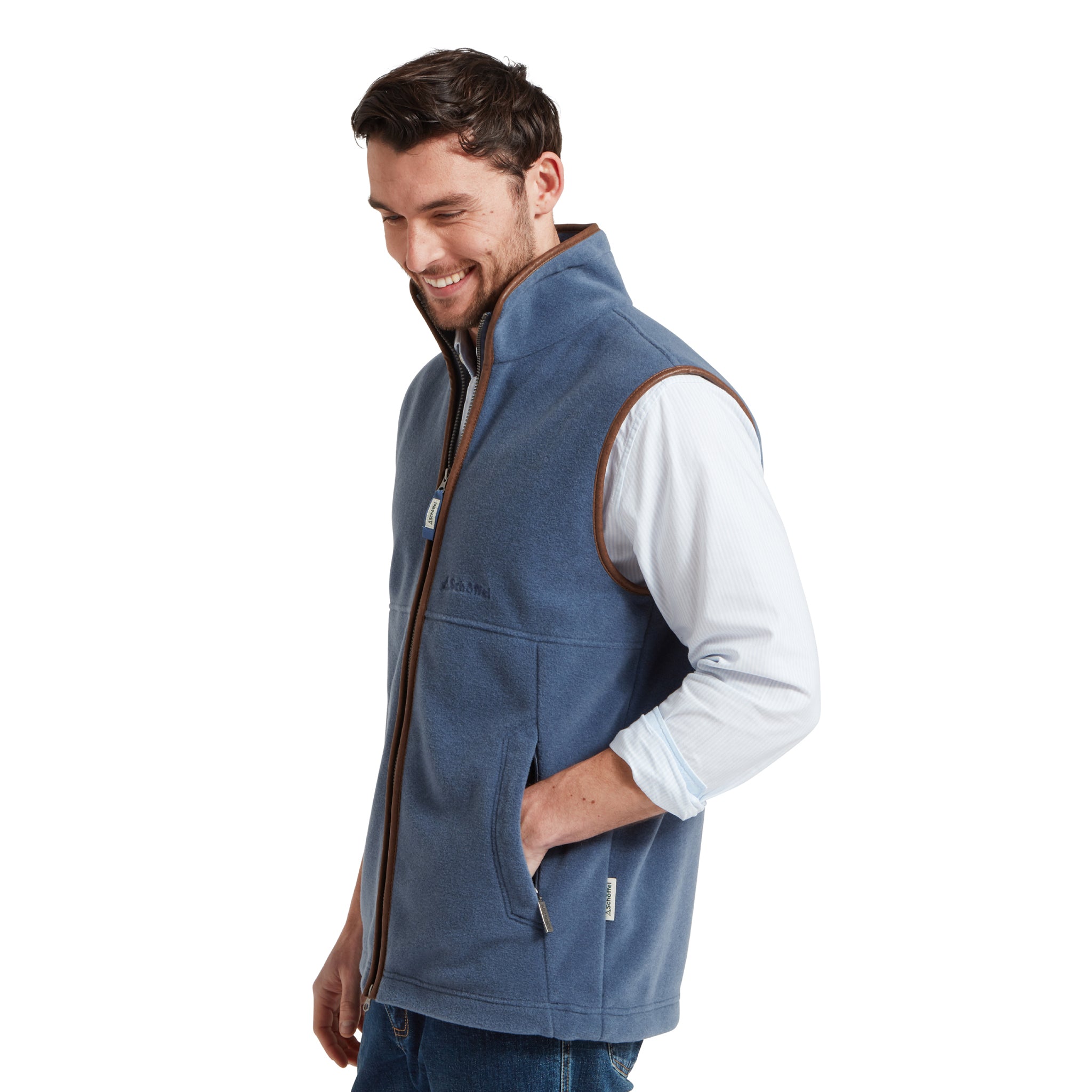 Schöffel Oakham Men's Fleece Gilet Storm Blue