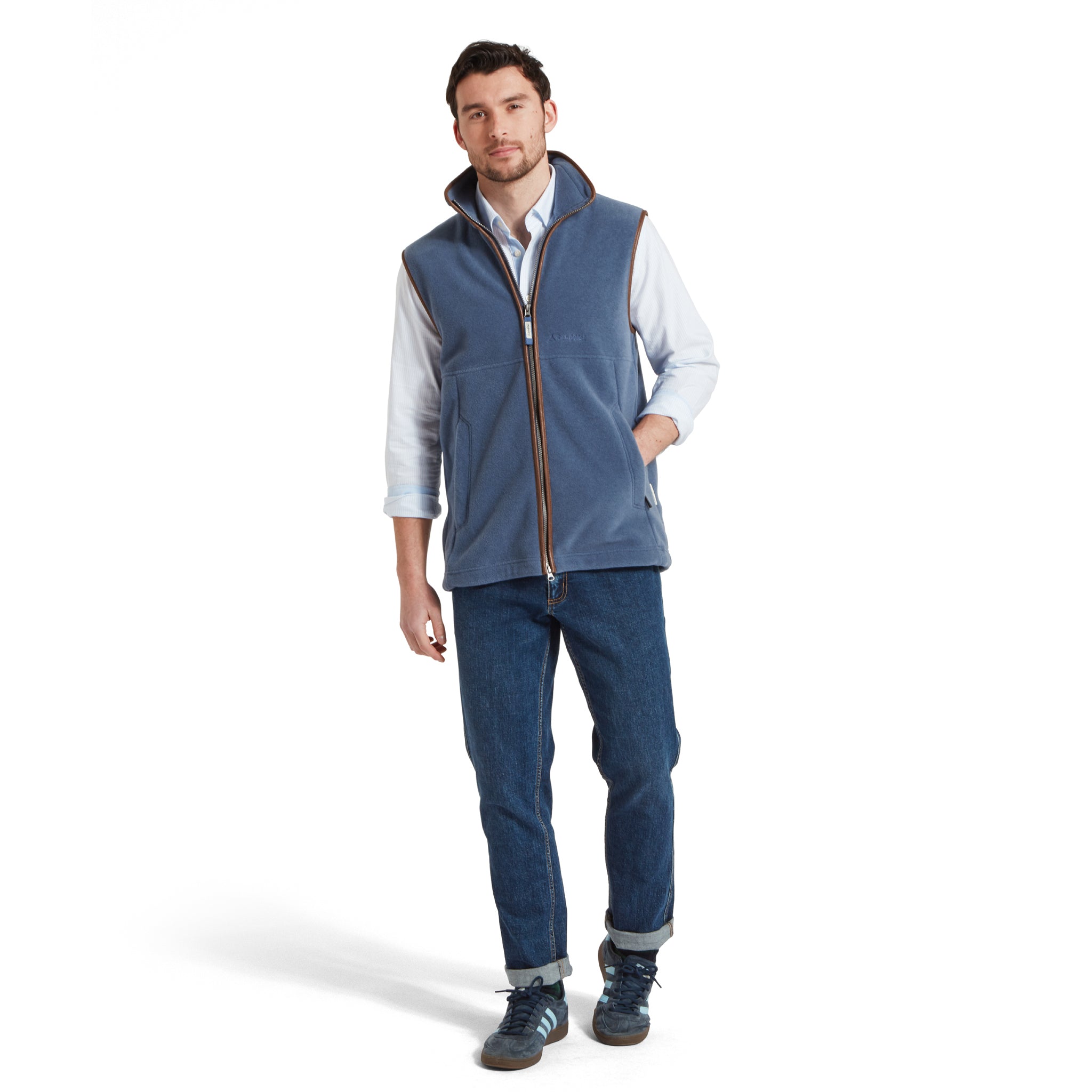 Schöffel Oakham Men's Fleece Gilet Storm Blue
