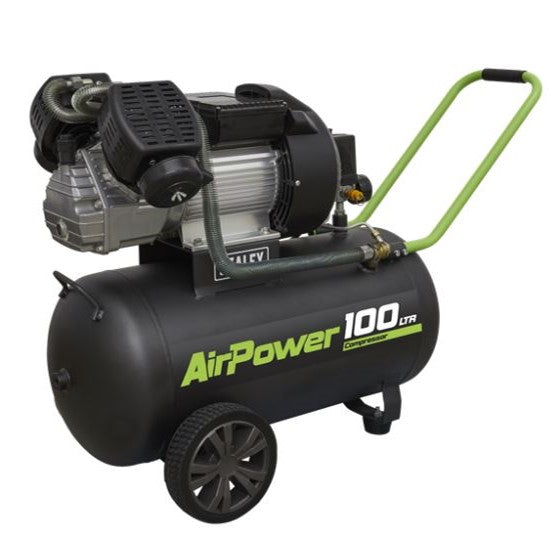Sealey 100L V-Twin Direct Drive Air Compressor 3hp 2