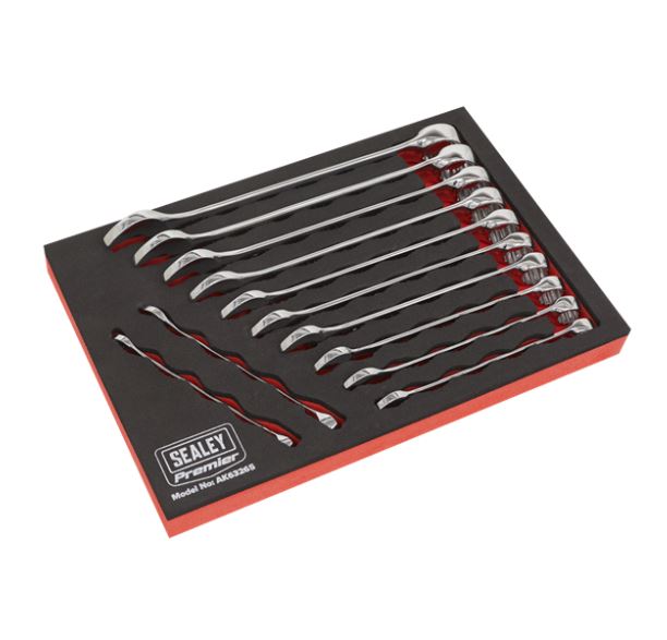 Sealey 12pc Combination Spanner Set Metric 3