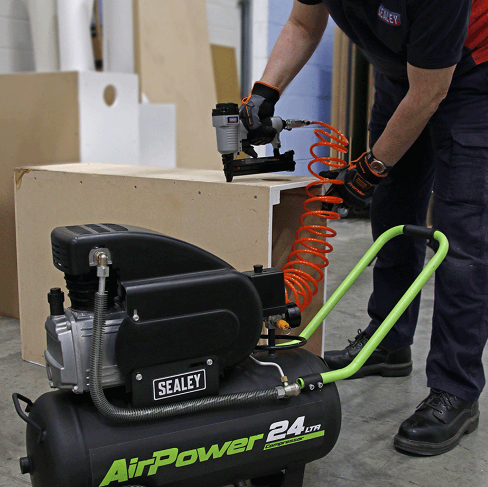 Sealey 24L Direct Drive Air Compressor 2hp