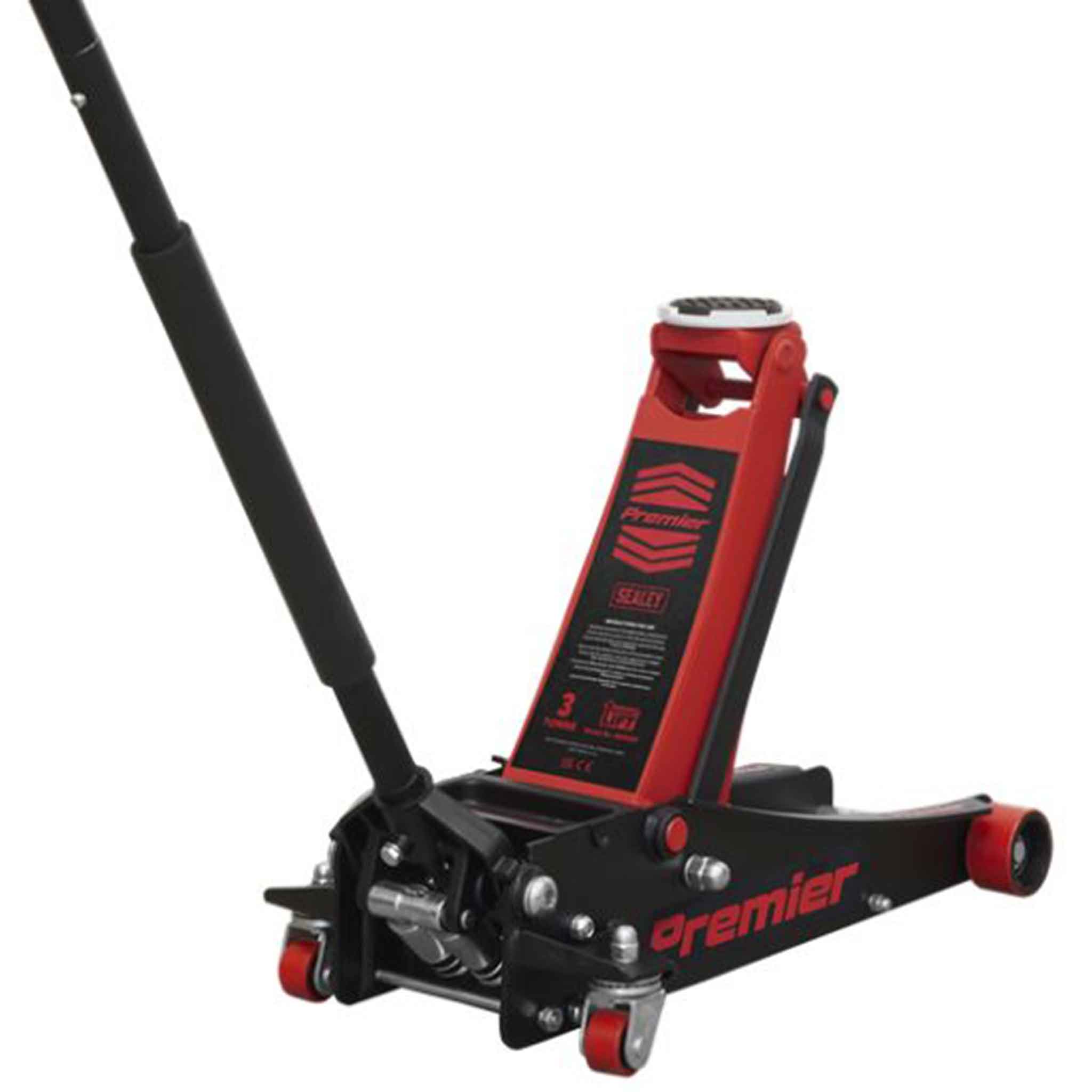 Sealey-3040AR-3-Tonne-Low-Profile-Trolley-Jack-with-Rocket-Lift-(Red)-1