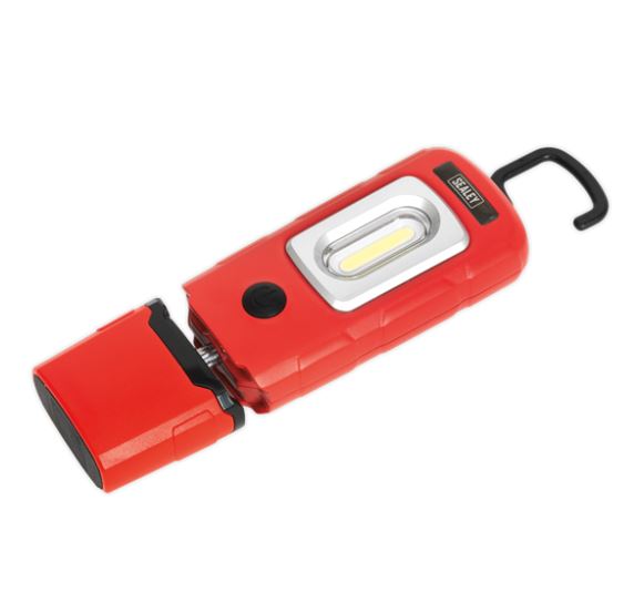 Sealey 360° 3W Cob & 1W SMD LED Rechargeable Inspection Light 1