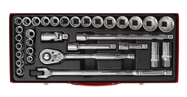 Sealey AK693 32pc Half inch Sq Drive Socket Set Metric-Imperial 2