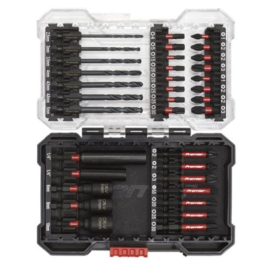 Sealey AK8284 35pc Impact Grade Power Tool Bit Set 1
