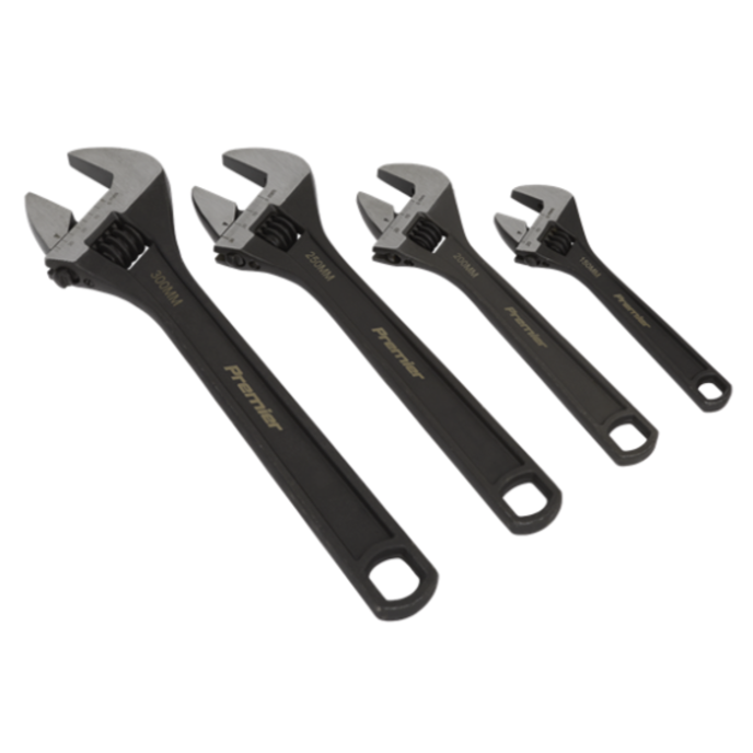 Sealey AK9567 4pc Adjustable Wrench Set 1