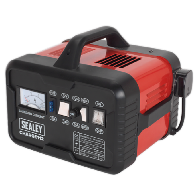 Sealey Charge112 Battery Charger 16A 12-24V 230V 1