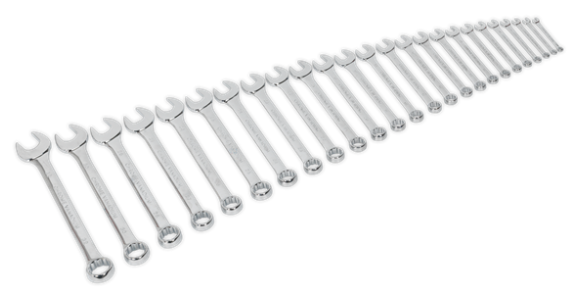 Sealey Combination Spanner Set 25pc Metric 2