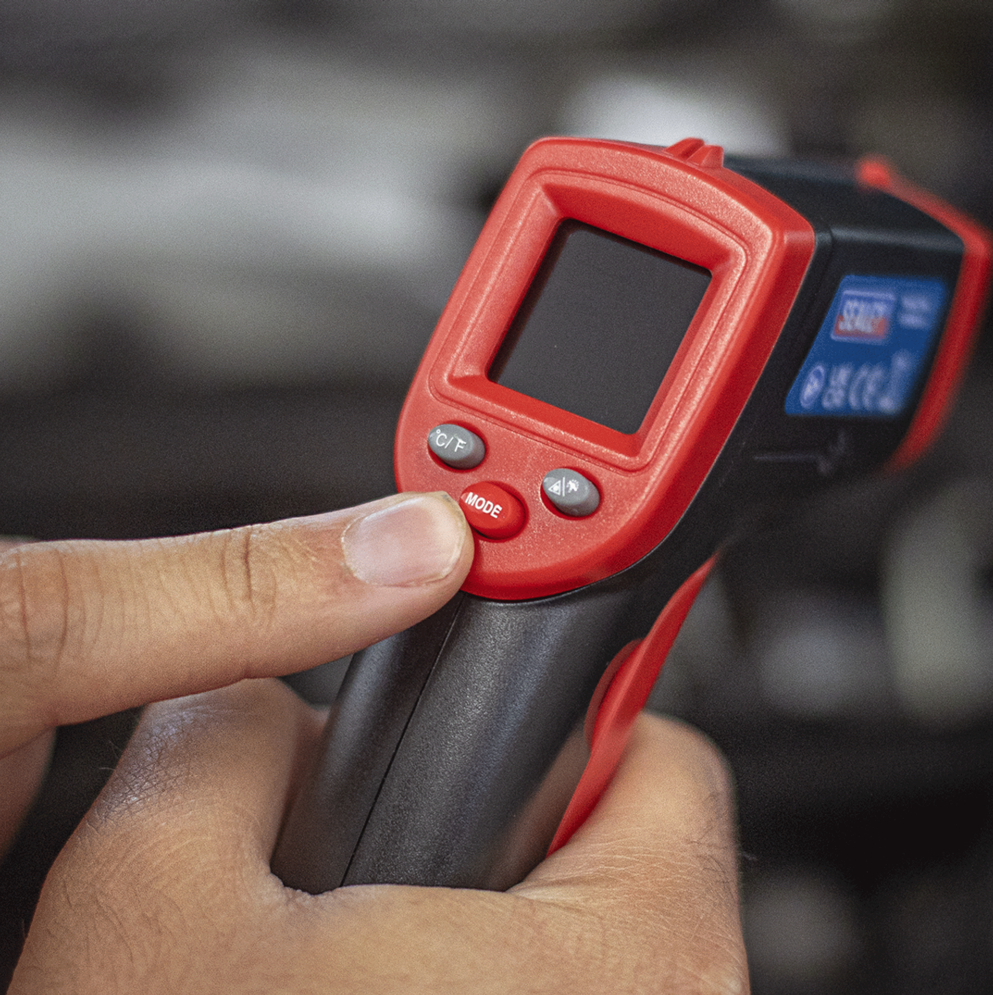 Sealey Infrared Laser Digital Thermometer 12:1