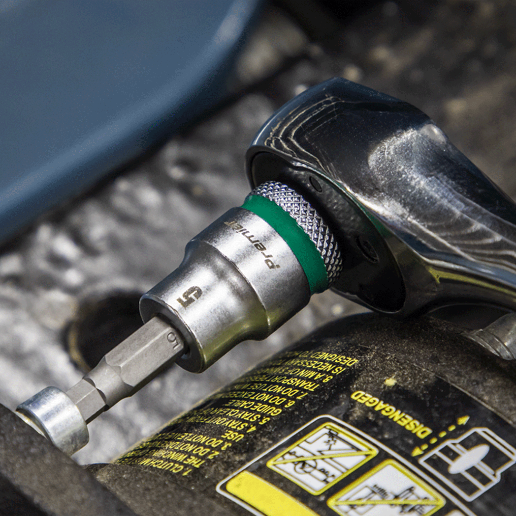 Sealey Premier Platinum Hex Socket Bit Set 3/8"Sq Drive 9pc