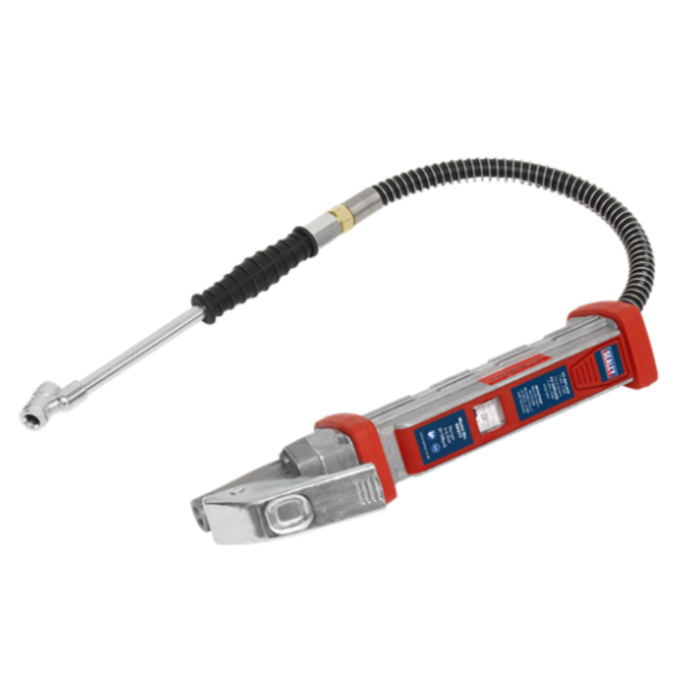 Sealey SA371 Tyre Inflator with 0.5m Hose & Twin Push-On Connector 1