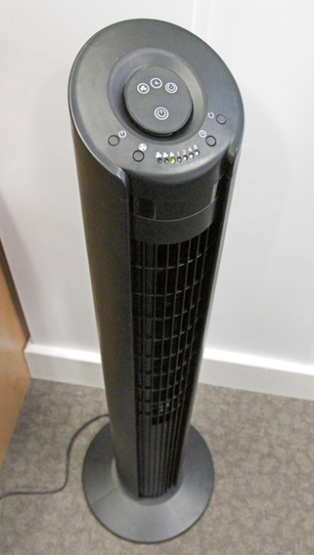 Sealey STF42 42 inch Oscillating Black Tower Fan 3