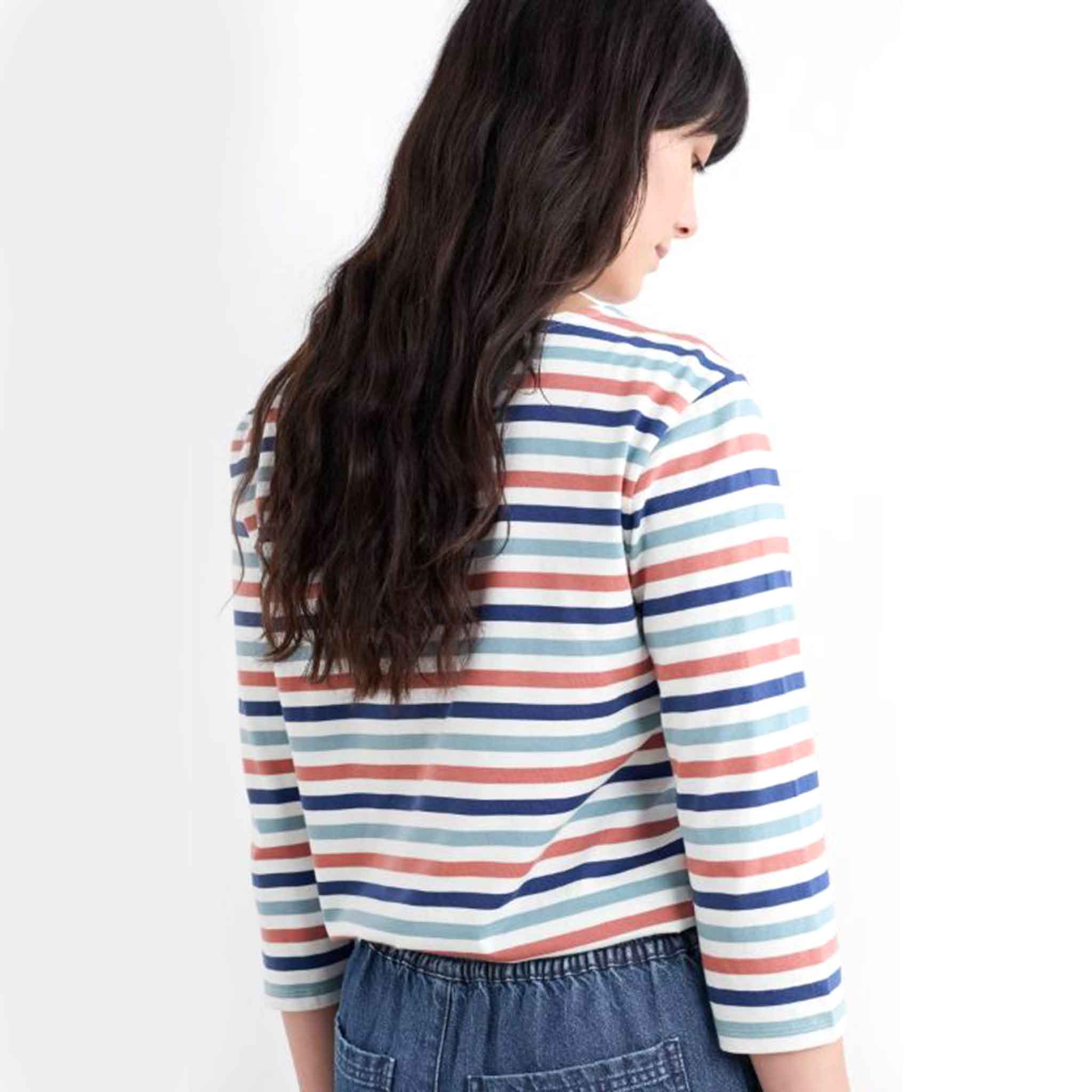 Seasalt-3Qtr--Sleeve-Sailor-Top-Tri-Mini-Cornish-Chalk-Rose-Dew-2