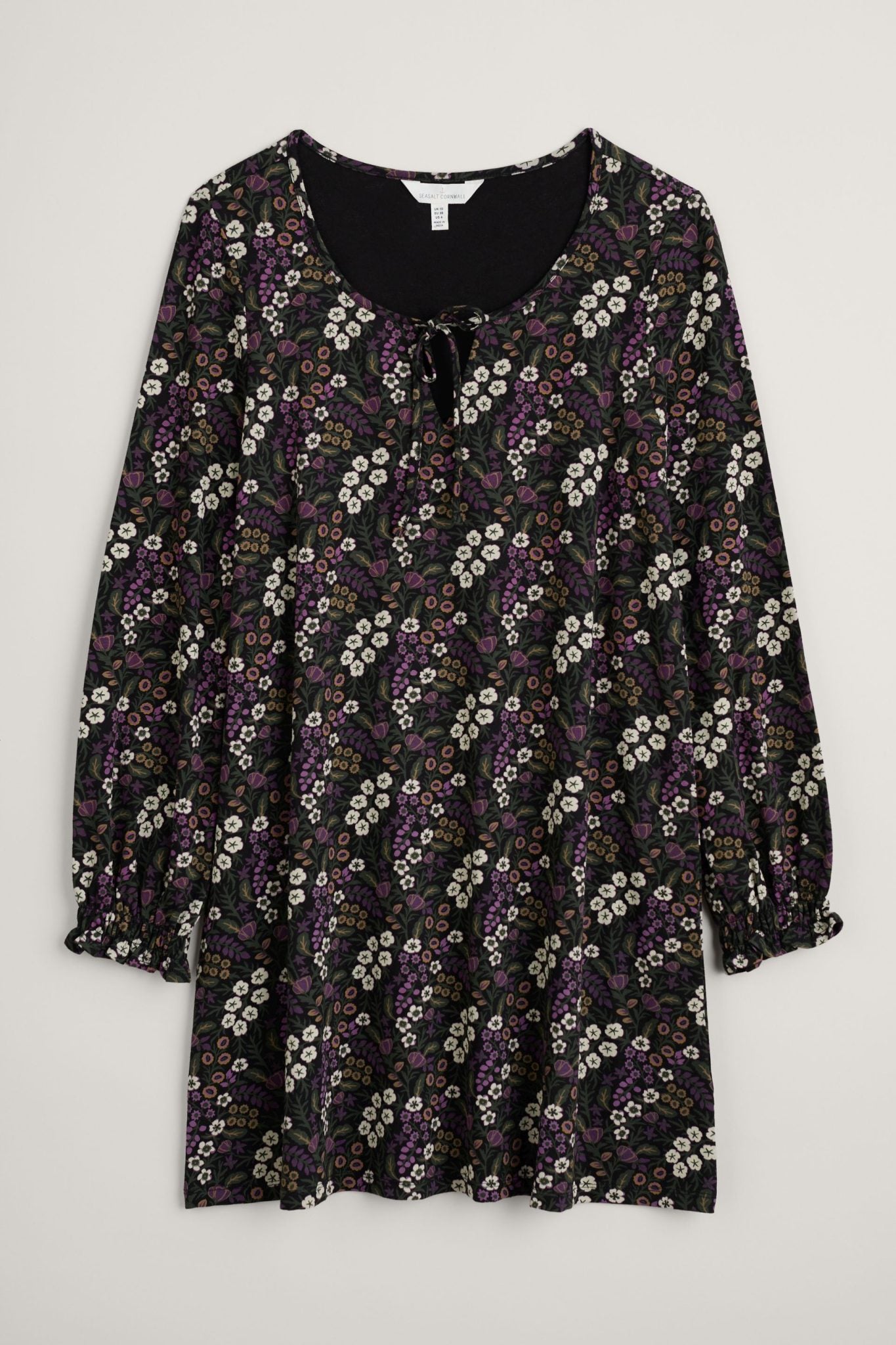 Seasalt Composition Tunic Floral Botany Onyx 5