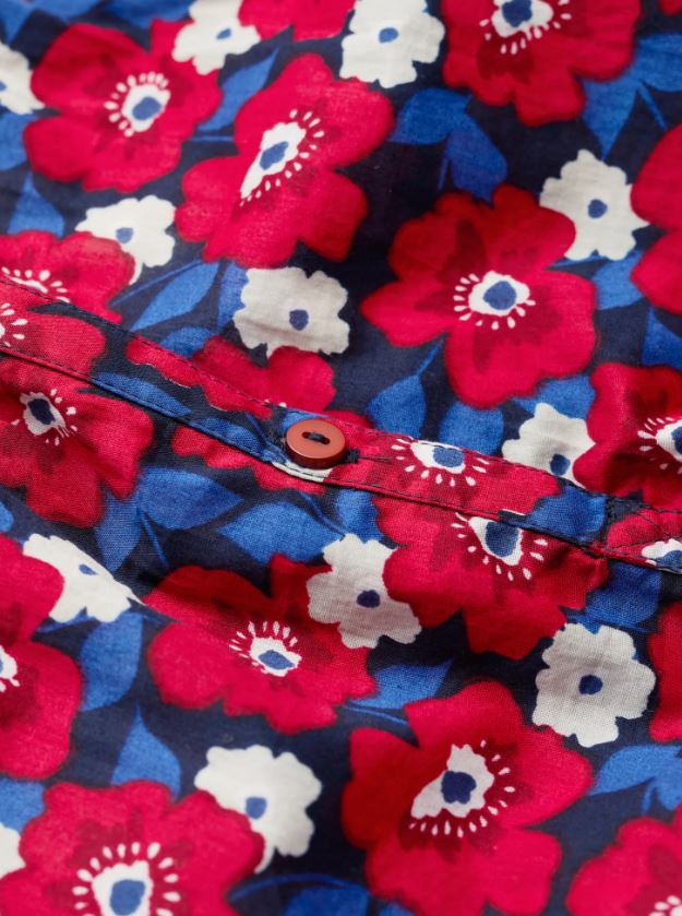 Seasalt Flower Fields Sleeveless Top Poppy Fields Maritime 4