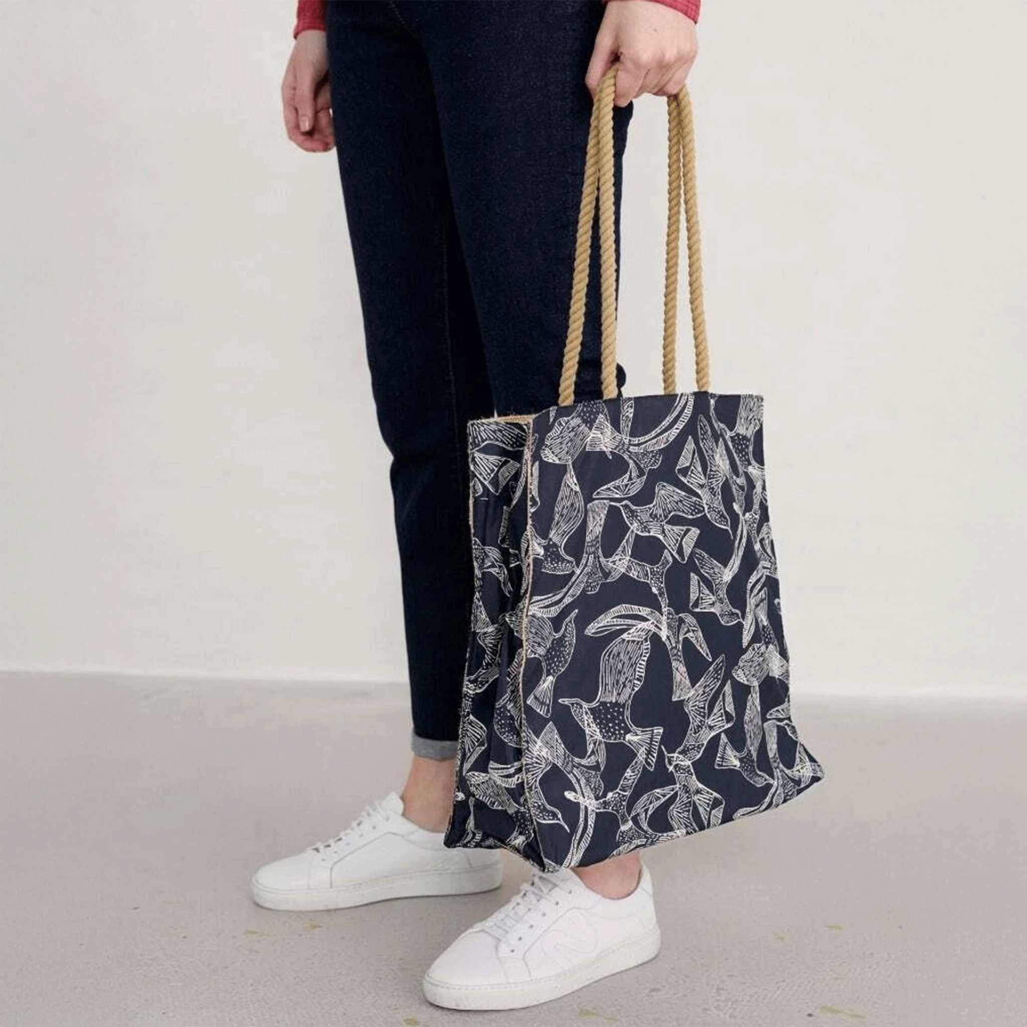 Seasalt Kitchen Garden Printed Bag Sea Birds