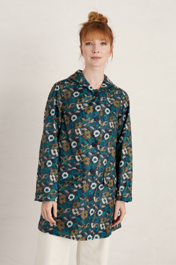 Seasalt Pack It Waterproof Jacket Poppy Painting Maritime 3