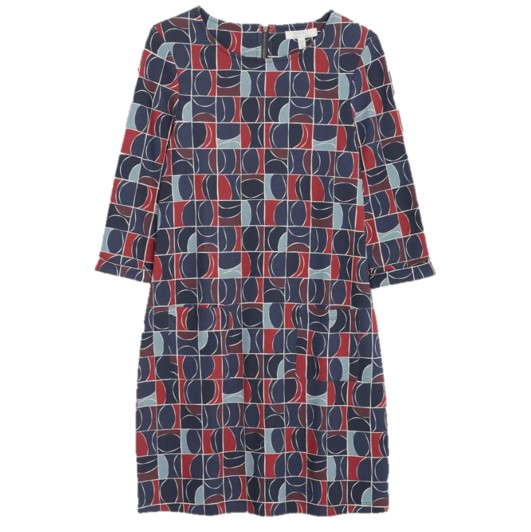 Seasalt Print Makers Jersey Dress Mousehole Windows Darknight 1