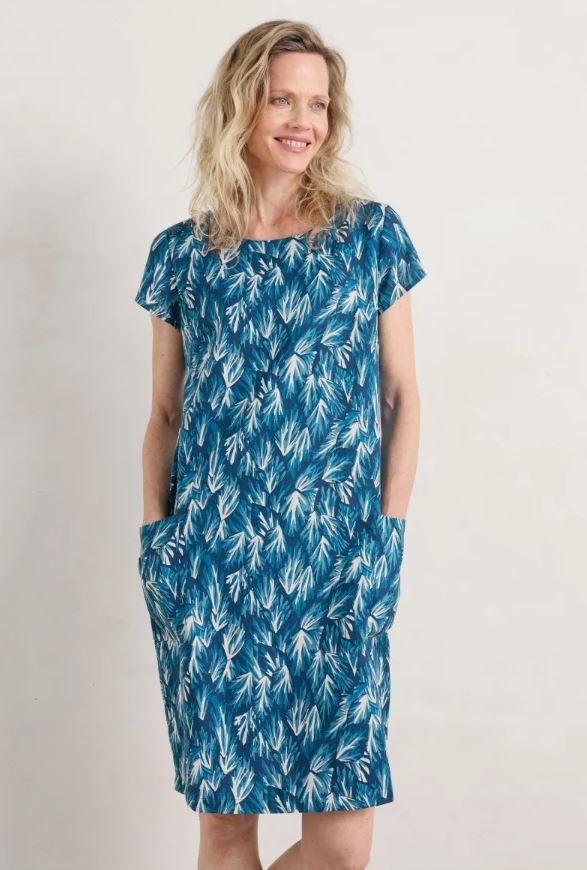 Seasalt River Cove Shift Dress Seabed Raincloud 2