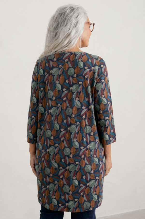 Seasalt Shore Foraging Printed Tunic Loom Leaves Maritime 3