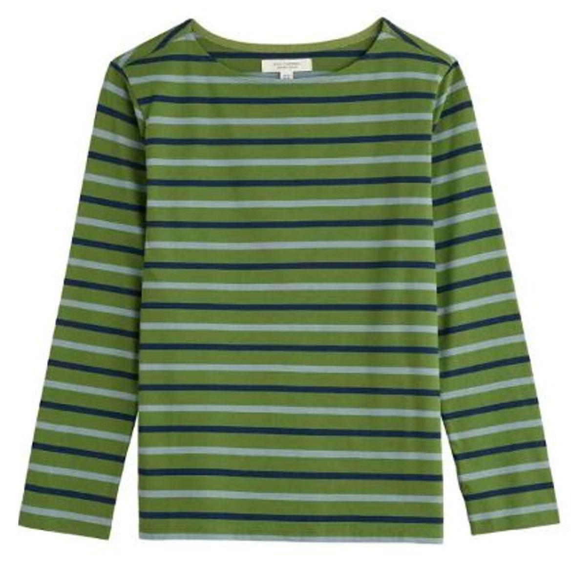 Seasalt Women's Sailor Shirt Duet Breton Grassland 1