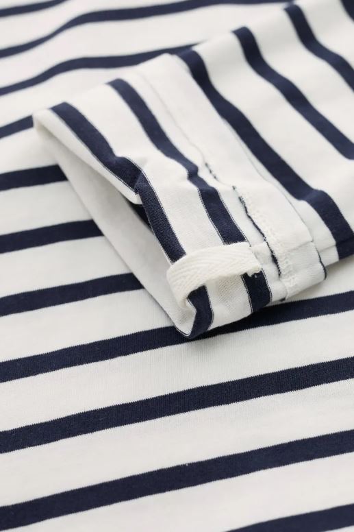 Seasalt Women's Sailor Shirt Falmouth Breton Chalk Maritime 4