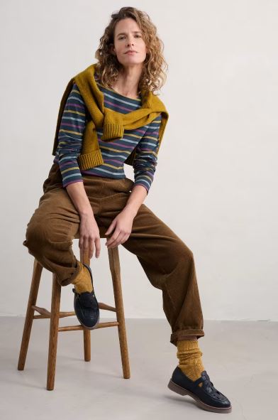 Seasalt Women's Sailor Shirt Maritime Aniseed 3