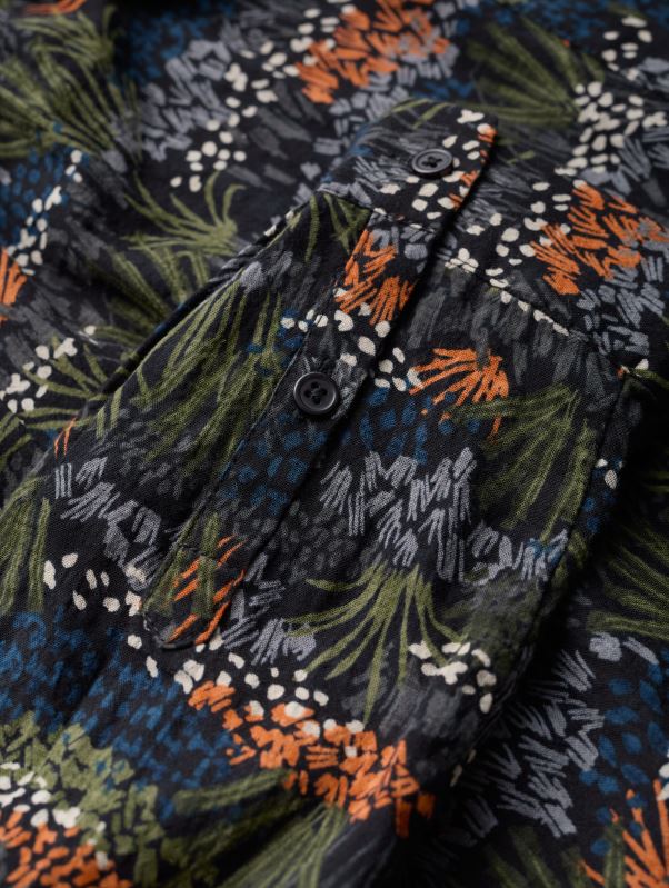 Seasalt Wren Flutter Longline Shirt Moor Meadow Onyx 2