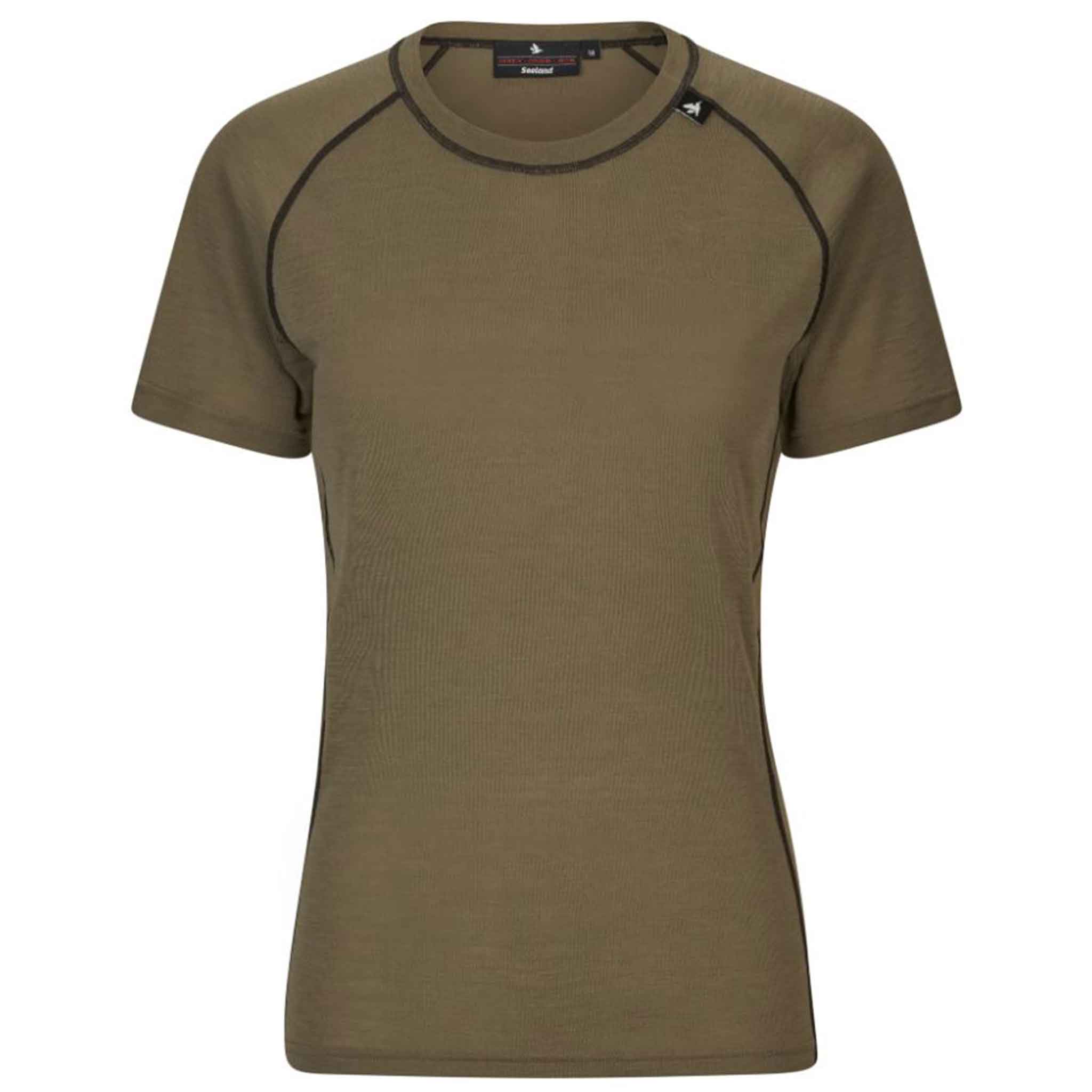 Seeland Apex Apia Ladies Merino T-Shirt Covert Green