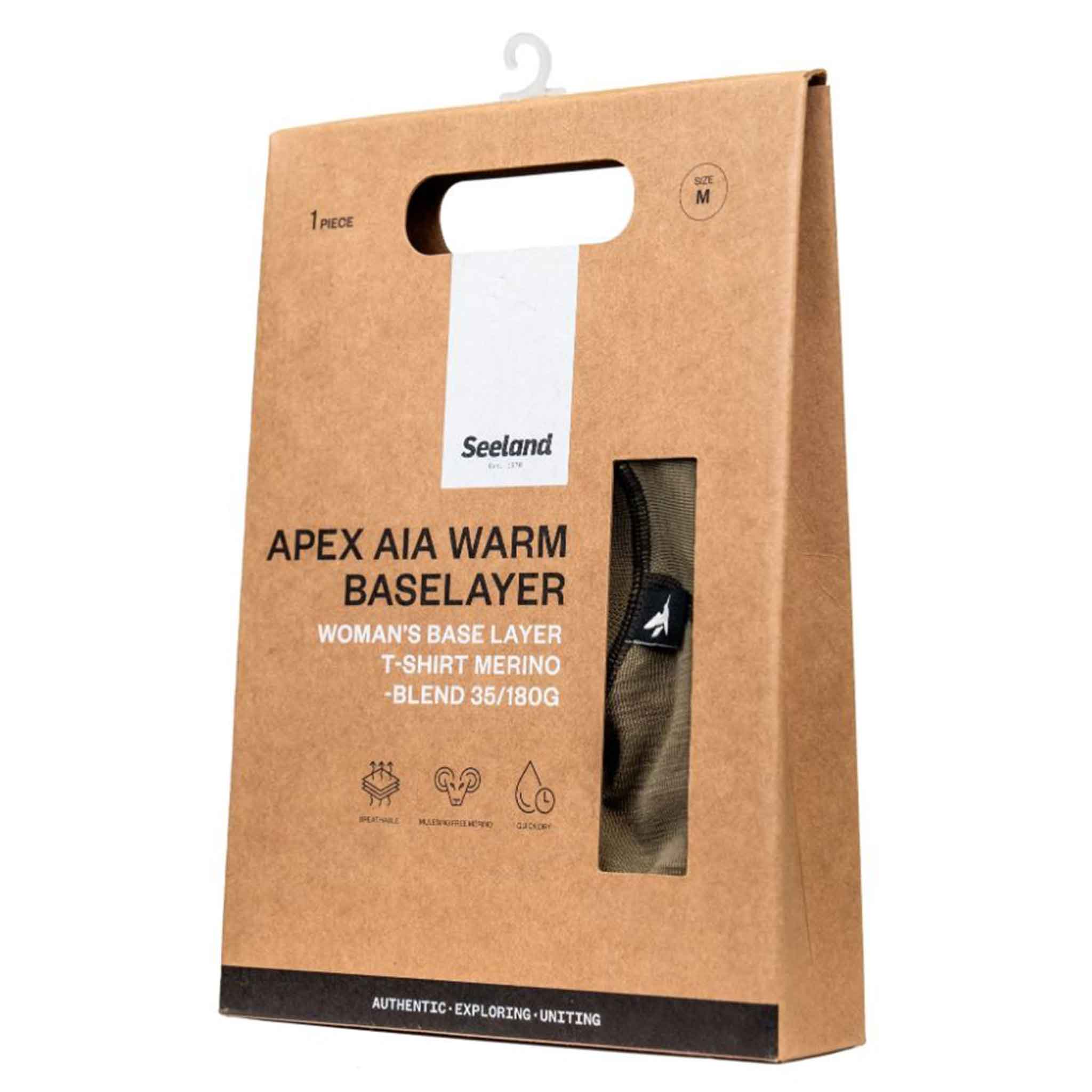 Seeland Apex Apia Ladies Merino T-Shirt Covert Green