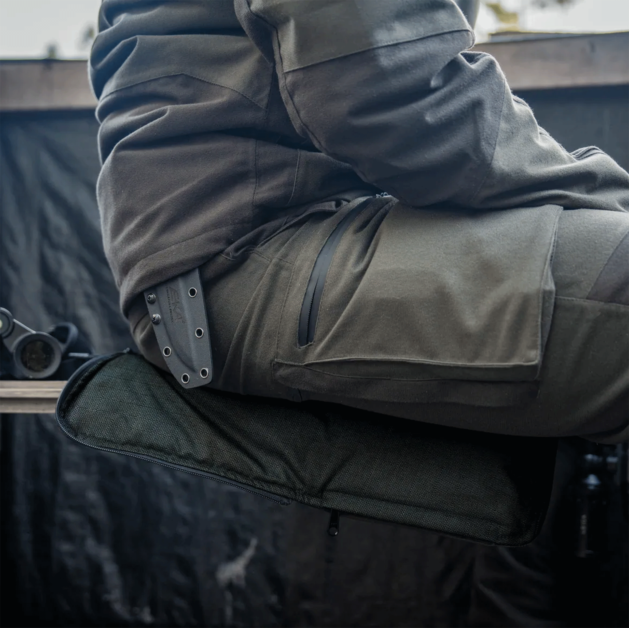 Seeland Celsius Heat Seat Pad Pine Green