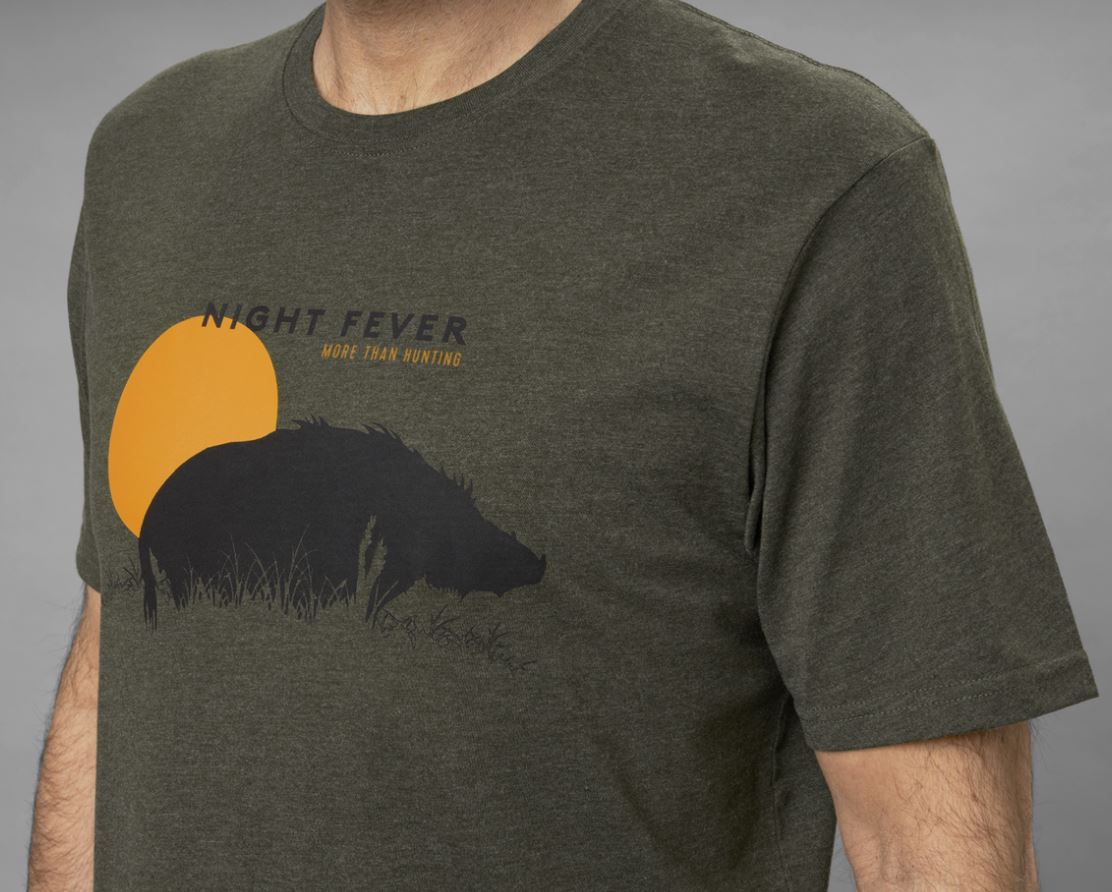 Seeland Night Fever T-Shirt Pine Green Melange 3