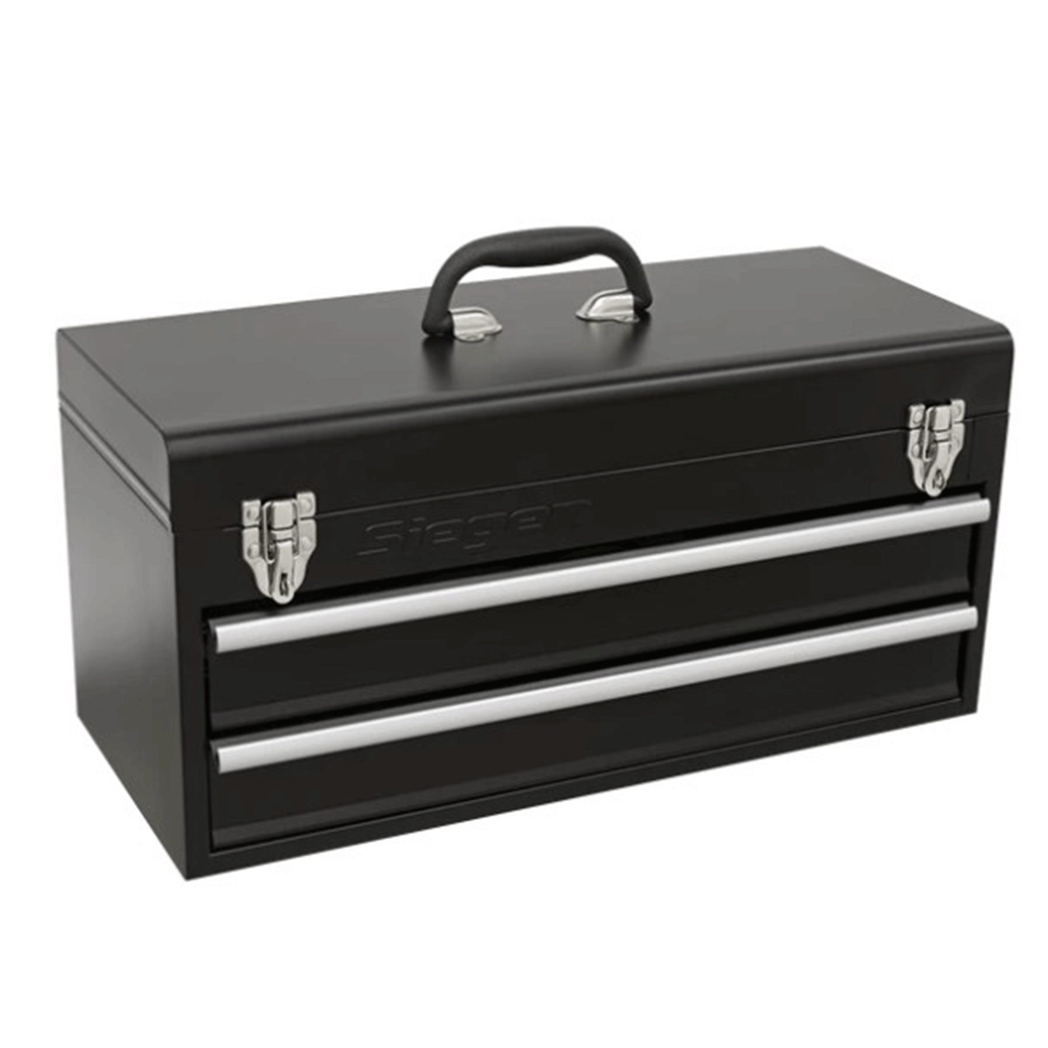 Siegen 2 Drawer Portable Tool Chest with 90pc Tool Kit S01055