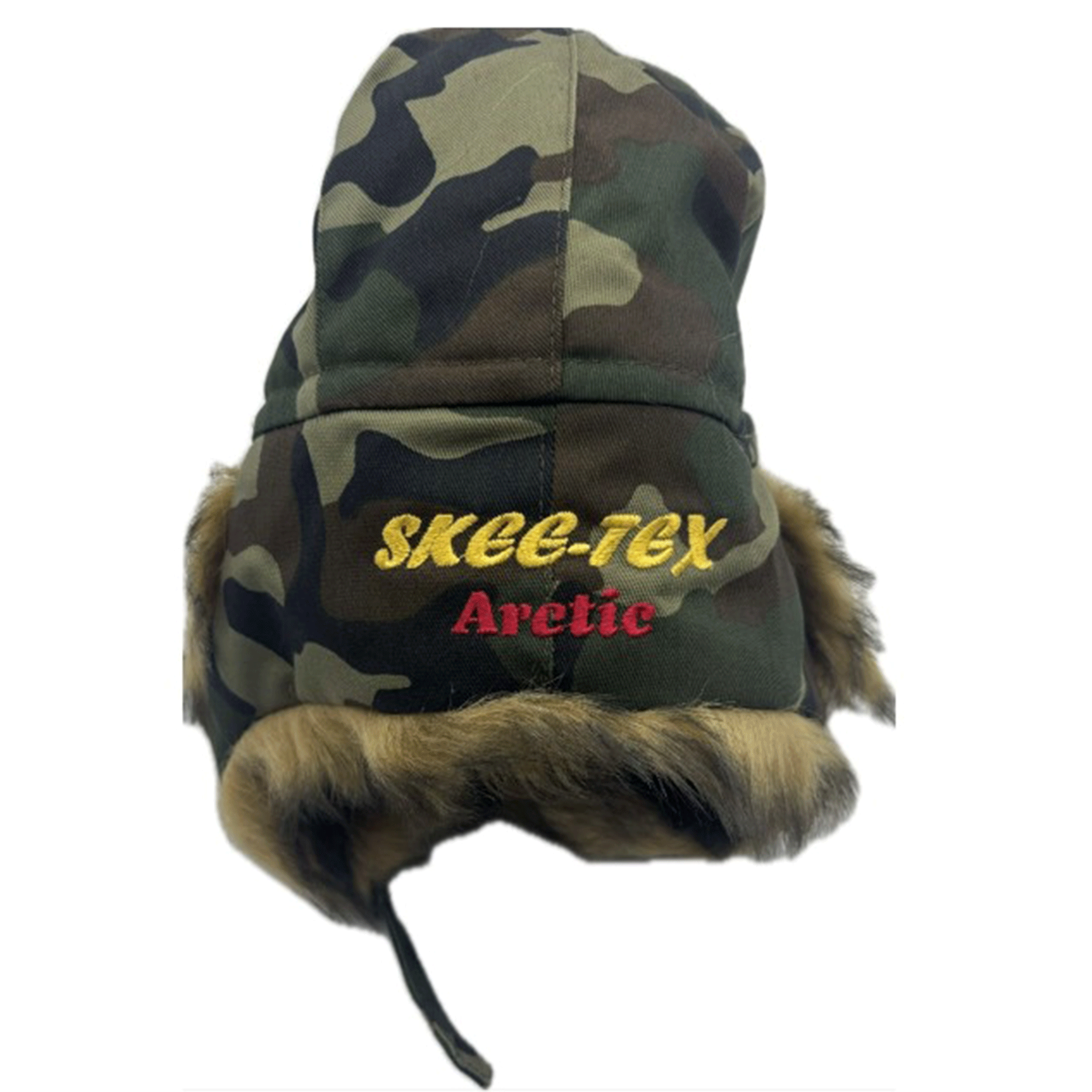Skee-Tex Arctic Faux Fur Trapper Hat Camo