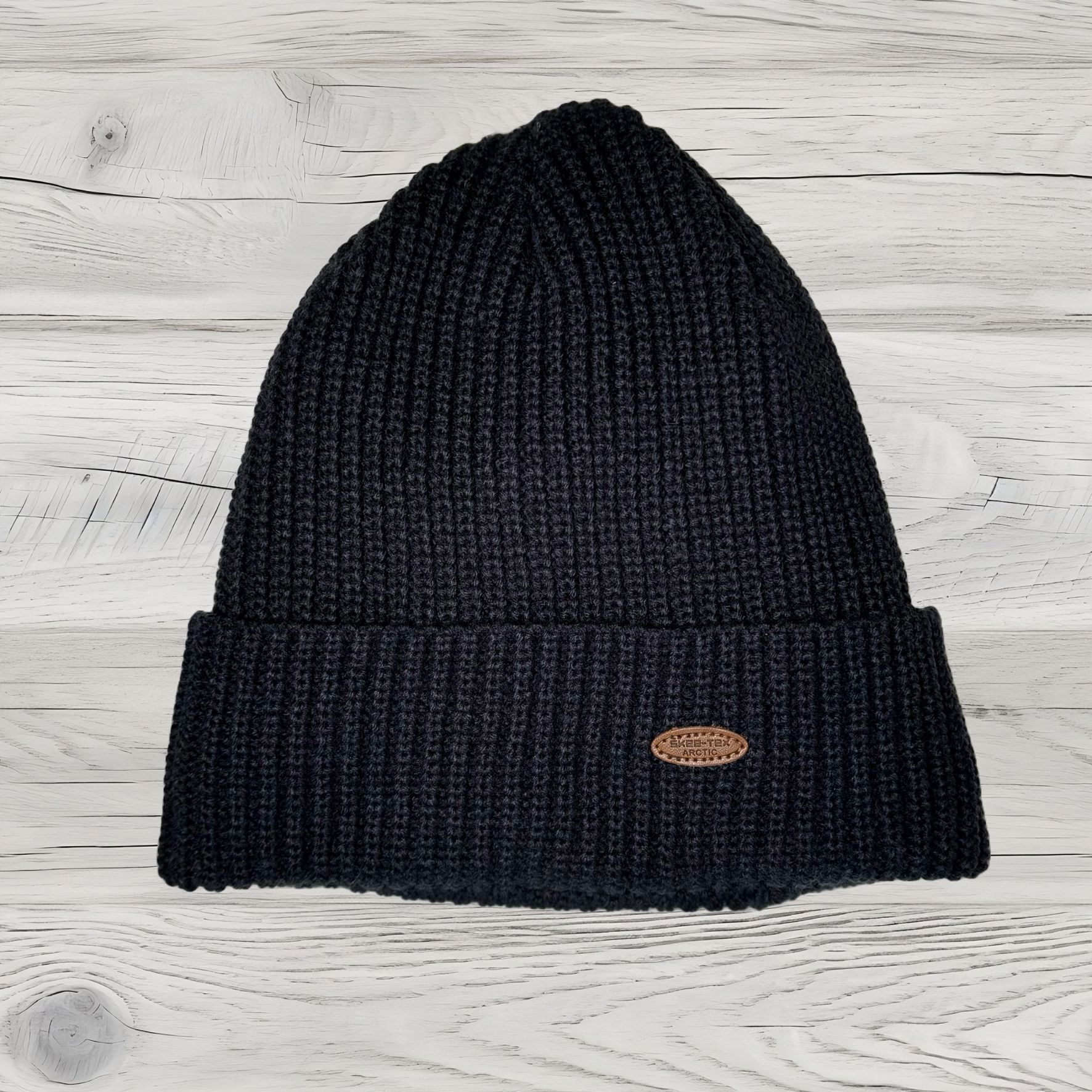 Skee-Tex Plain Beanie Hat Dark NavyBlack 1