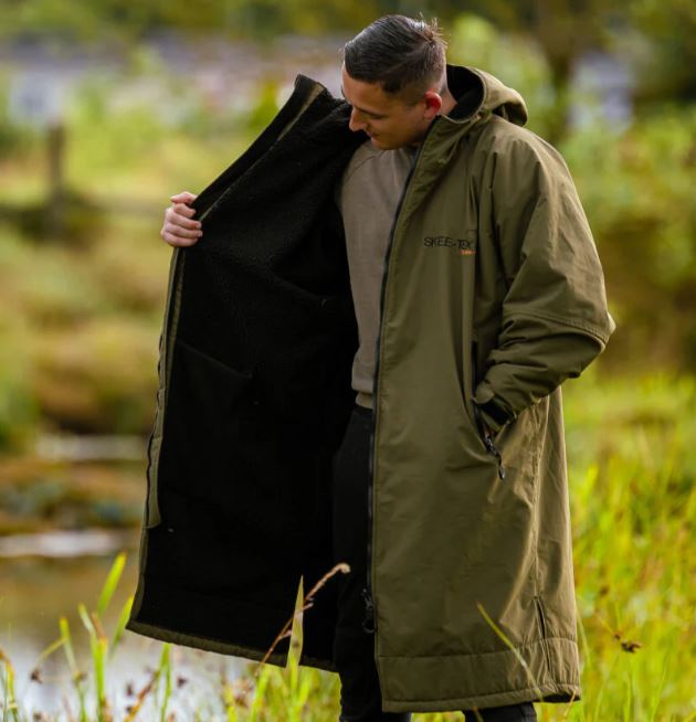 Skee-Tex Waterproof Cozee Coat Olive 1