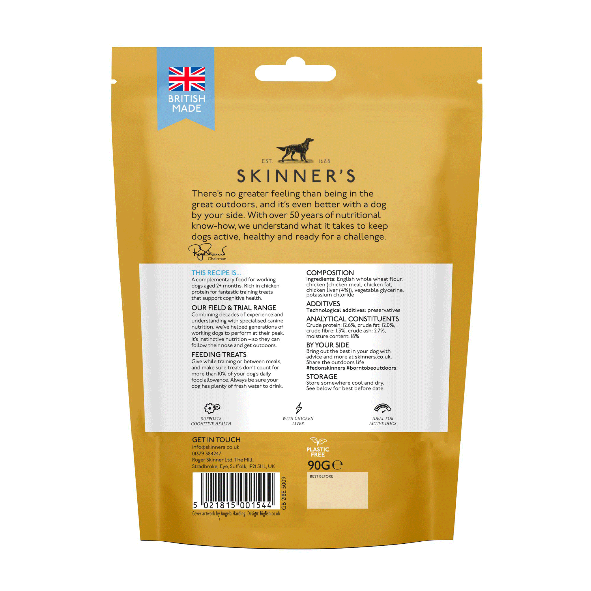 Skinner's Field & Trial Dog Training Treats with Chicken Liver