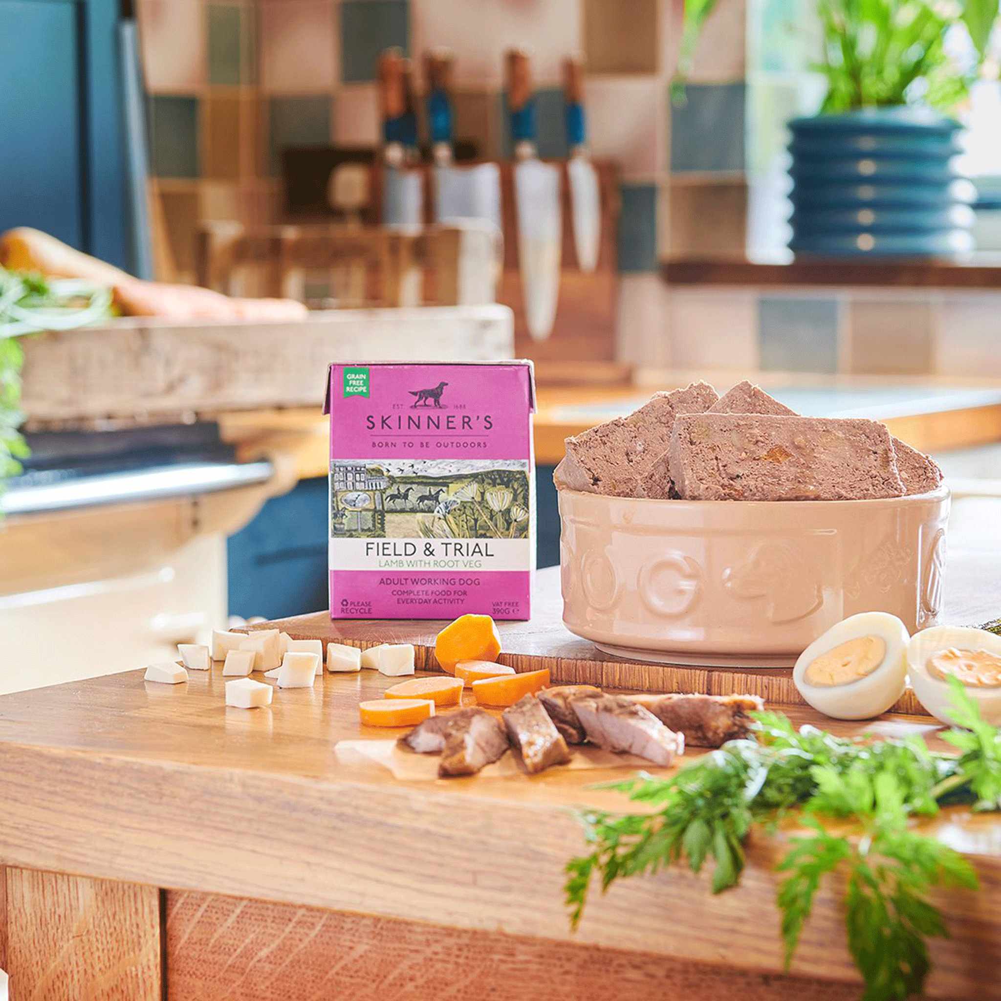 Skinner's Field & Trial Adult Lamb and Root Veg Wet Food