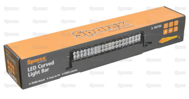 Sparex 162192 LED Curved Work Light Bar 9200 Lumens 2