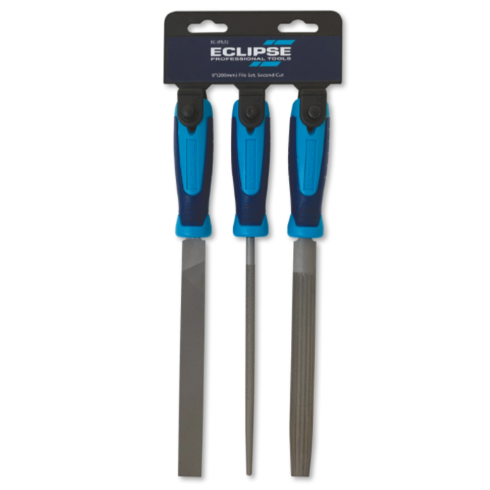 Eclipse Engineer's 3 Piece Second Cut File Set