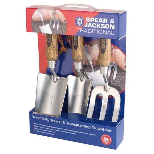 Spear & Jackson Traditional 3pc Garden Tool Set 1