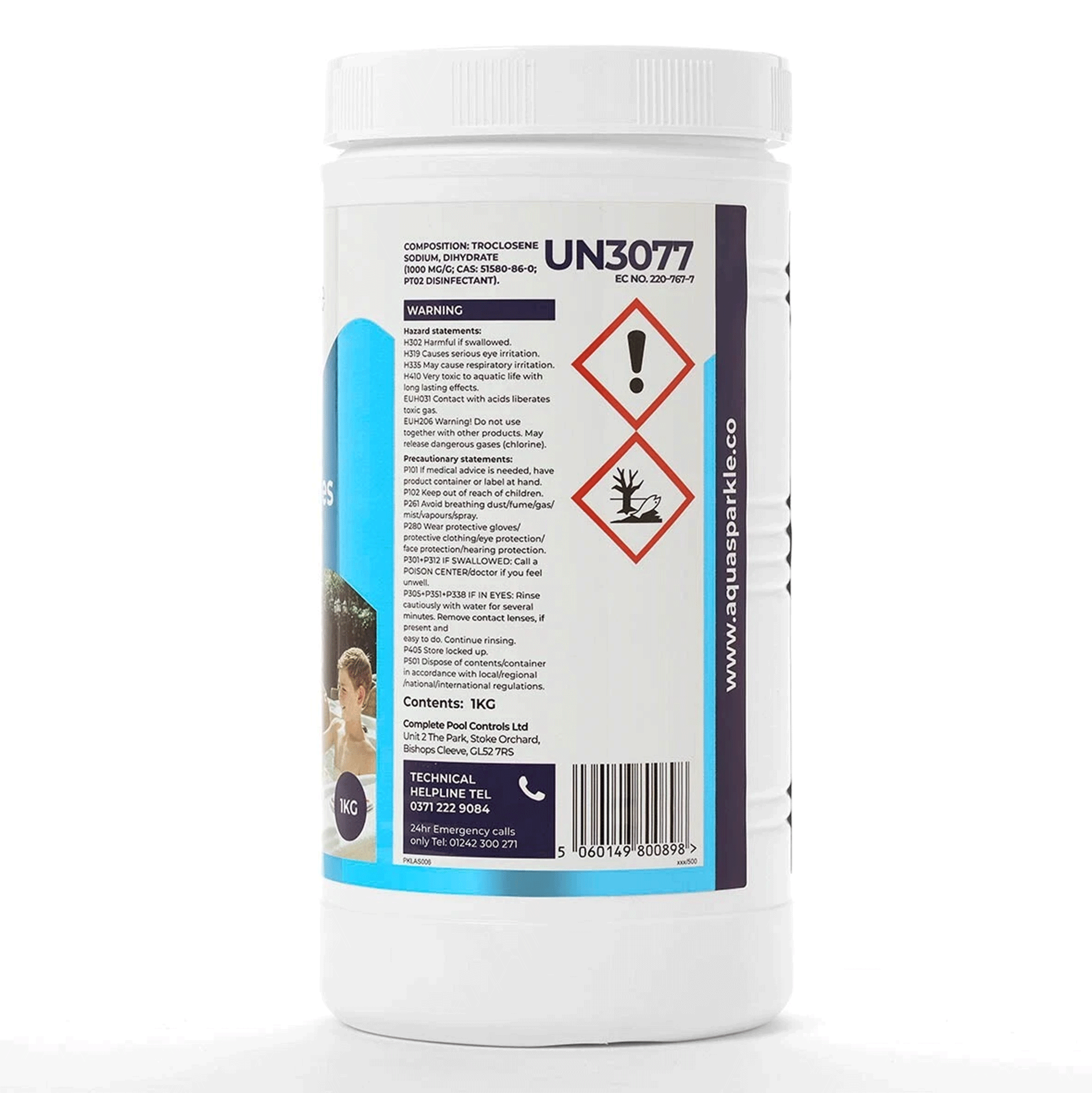 AquaSPArkle Stabilised Chlorine Granules