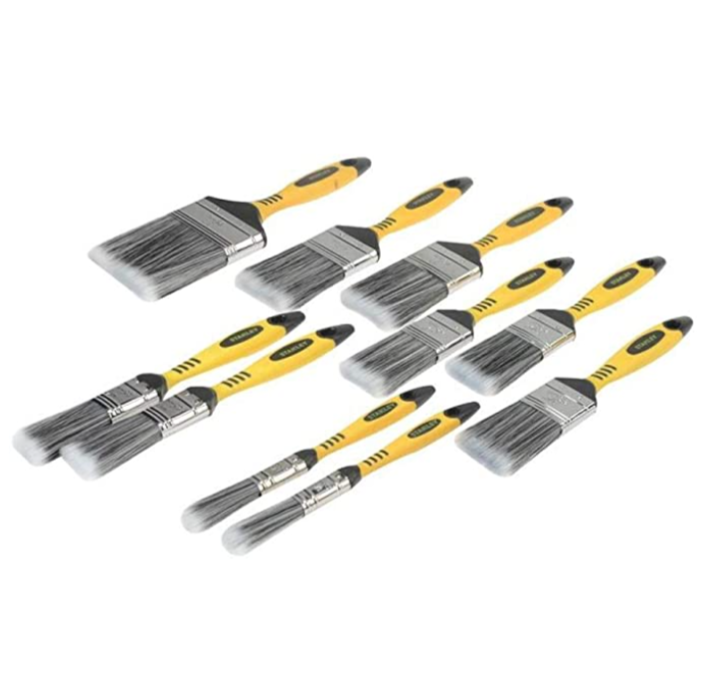 Stanley Tools Loss Free Synthetic Brush Pack 10 Piece 1