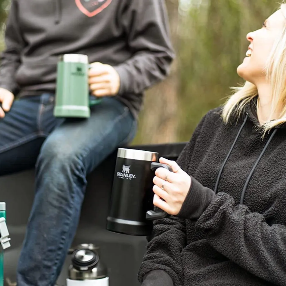 Stanley Adventure Big Grip Beer Stein 0.7L Matte Black Pebble