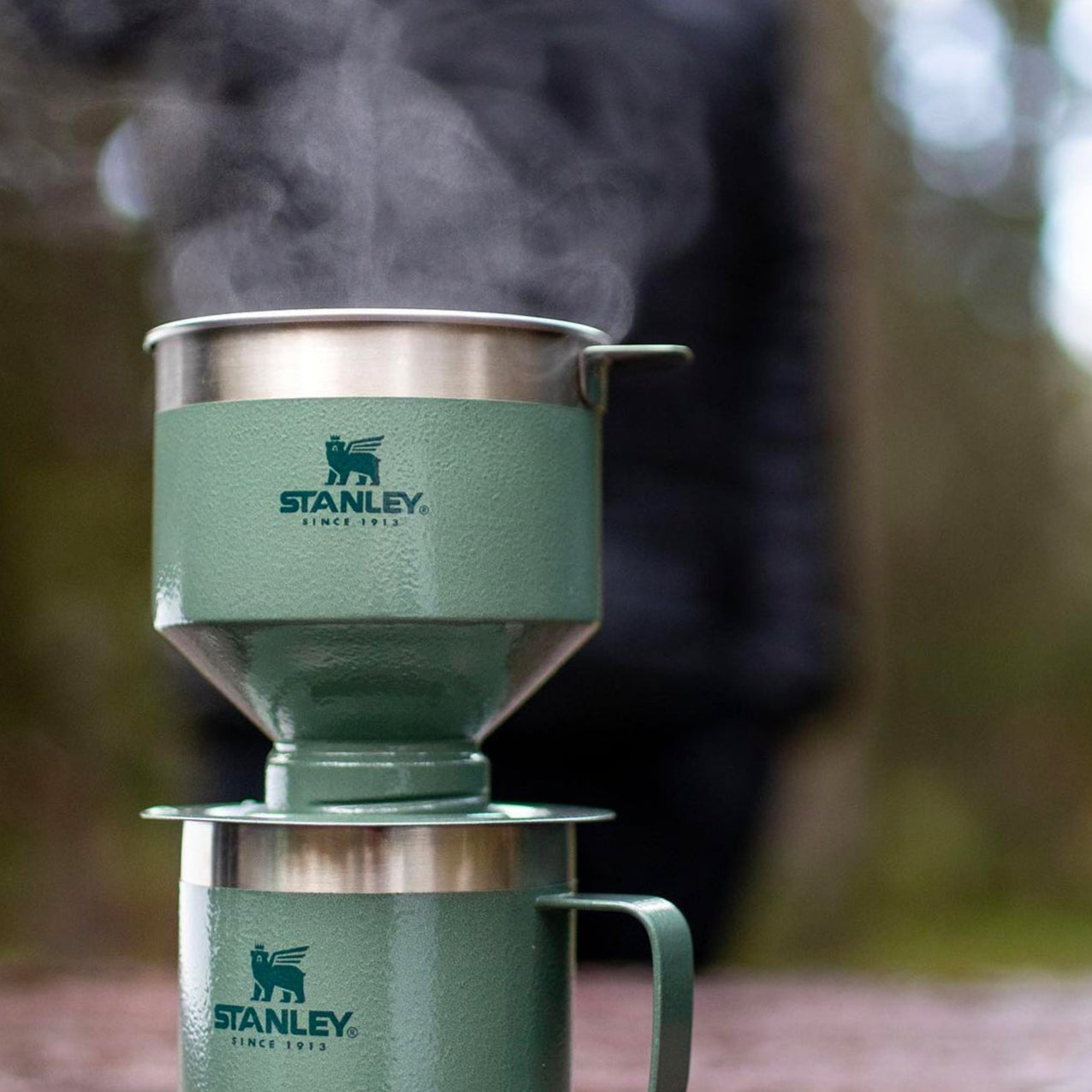 Stanley Classic Perfect-Brew Pour Over Hammertone Green