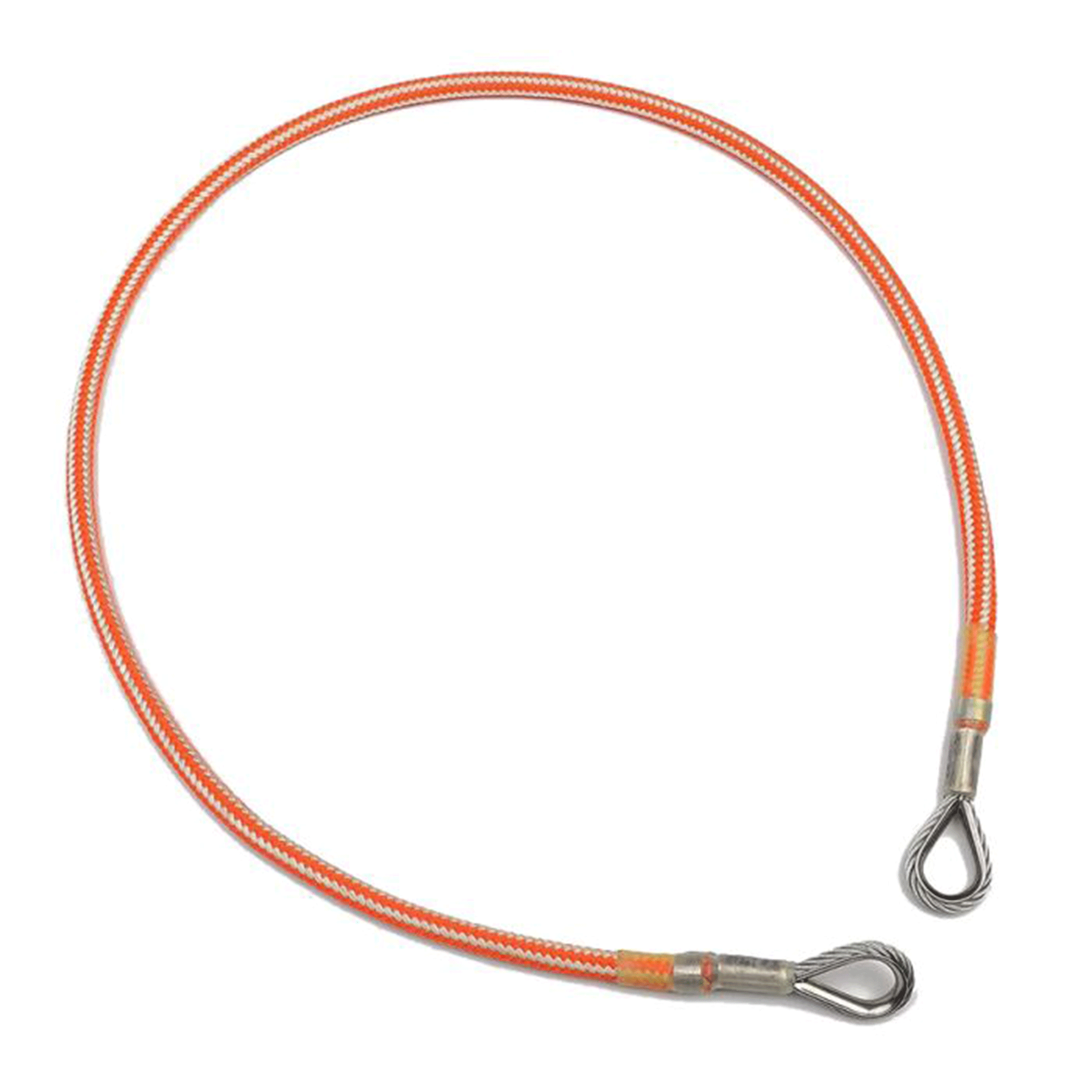 Teufelberger e2e flipline 12.5mm x 3.1m in White & Orange